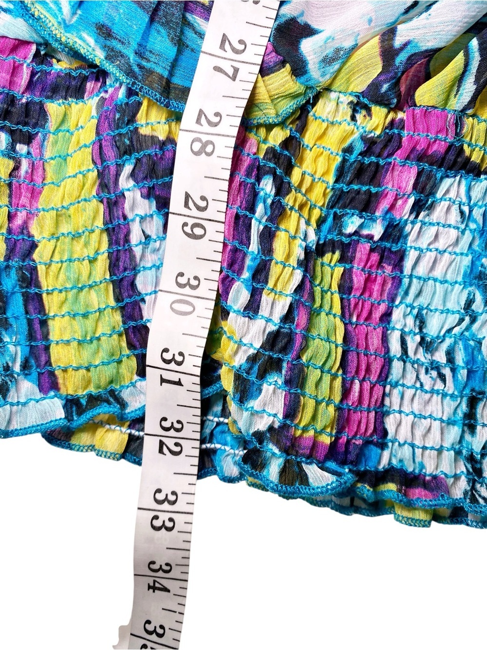 Banana Monkey Y2K Abstract Ruffle
Halter Top - Picture 11 of 15